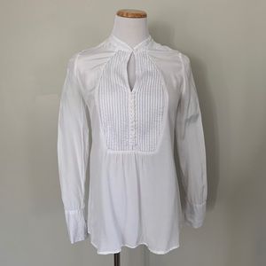 XS Free People Tuxedo Tunic Blouse
